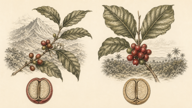 Arabica und Robusta