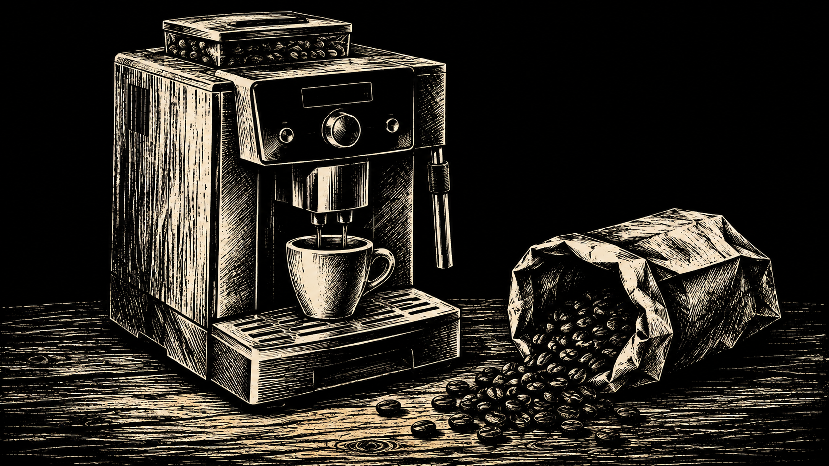 Bohnen für den Kaffeevollautomat
